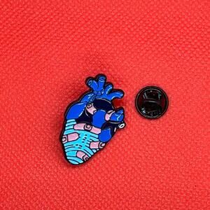 Bandaid Heart Pin Brooch